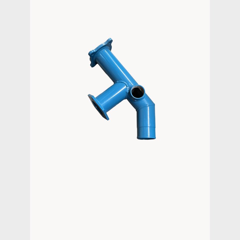 TEE MED 6-KANT FLANGE OG TILBAGEL�B
