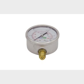 MANOMETER  GLYCERIN 0 - 10 BAR 1/4