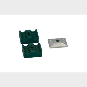 DOBBELT RRHOLDER 10 MM.